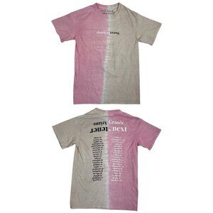 Ariana Grande Sweetener Thank You Next Concert Tour T-Shirt Size Small Tie Due